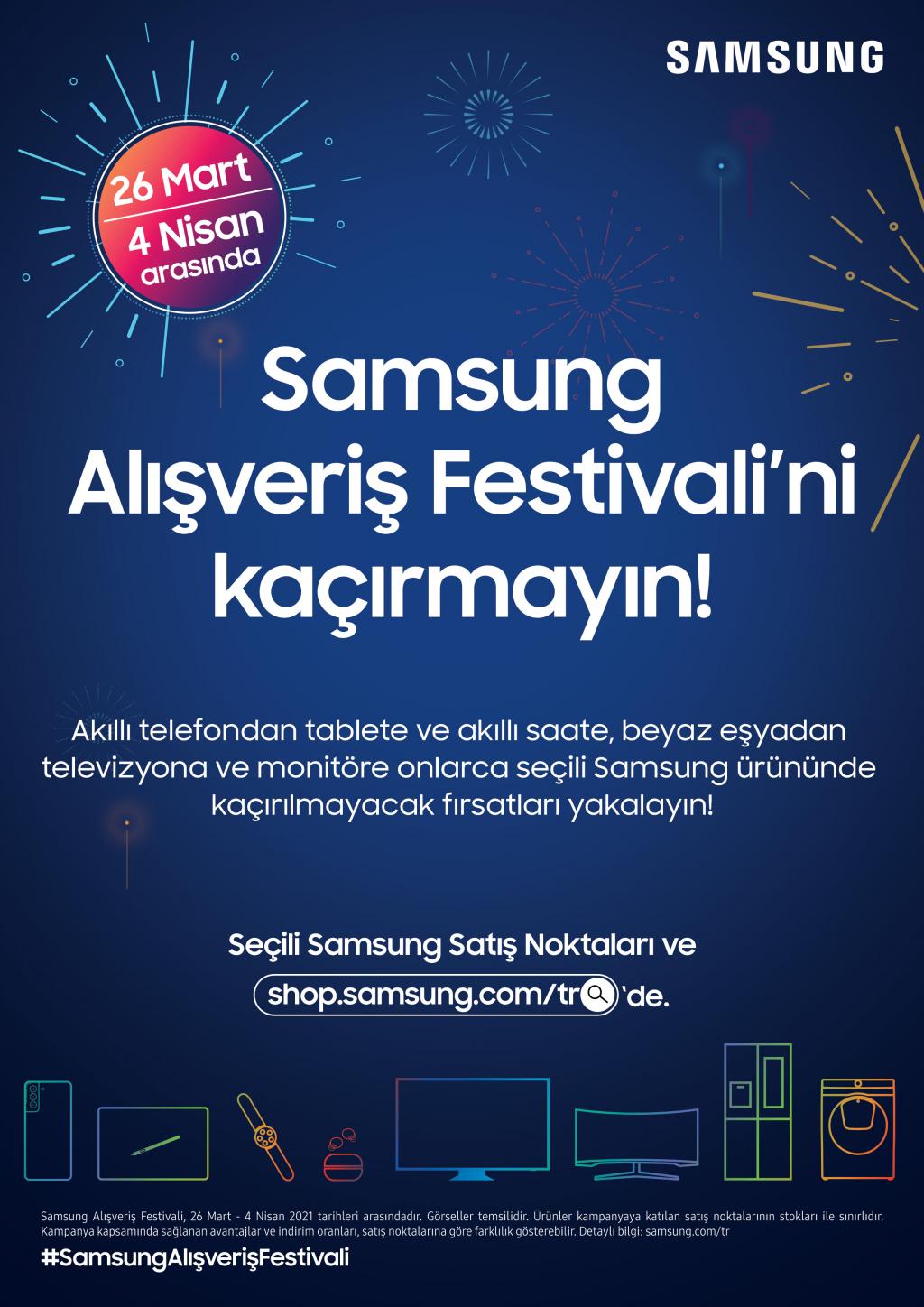 <Samsung Alışveriş Festivali fırsatlarından faydalanmak için son günler! 